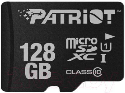 Карта памяти Patriot MicroSDXC 128GB LX Series Class 10 (UHS-I) (PSF128GMDC10)