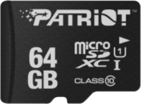 Карта памяти Patriot MicroSDXC 64GB LX Series UHS-I Class 10 (PSF64GMDC10) - 