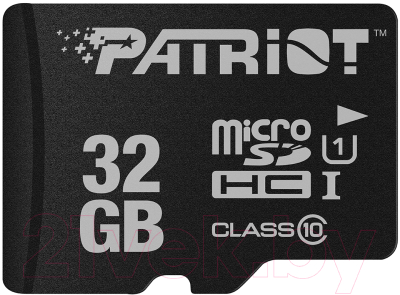 Карта памяти Patriot MicroSDHC 32GB LX Series UHS-I Class 10 (PSF32GMDC10)