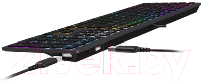 Клавиатура A4Tech Fstyler FX60H (серый, неоновая подсветка)