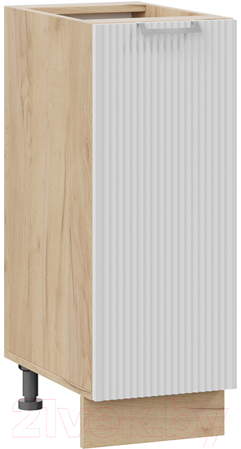 Шкаф-стол кухонный ТриЯ Кимберли 1Н3 (дуб крафт золотой/сноу) — фото 1