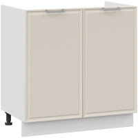 Шкаф под мойку ТриЯ Белладжио 1Н8М (белый/софт панакота) -