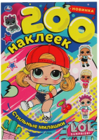 

Развивающая книга Умка, 200 наклеек. Стильные милашки. LOL