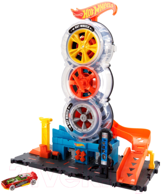 Автосервис игрушечный Hot Wheels Сити Шиномонтажная мастерская / HDP02