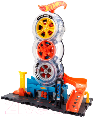 Автосервис игрушечный Hot Wheels Сити Шиномонтажная мастерская / HDP02