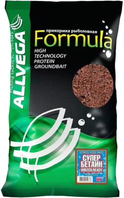 Прикормка рыболовная Allvega Formula Winter Ready / GBFWR09-SBE (900г, супер бетаин)