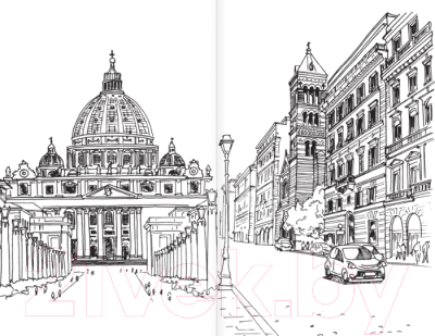 Изображение товара Раскраска-антистресс АСТ Архитектура большого города (Остин А.А.)