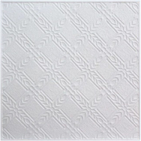 Потолочная плита SOLID Рим из пресованного полистирола (500x500, белый) - 