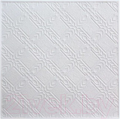Потолочная плита SOLID Рим из пресованного полистирола (500x500, белый)