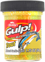 Прикормка рыболовная Berkley Fishing Gulp! Dough Natural Scent Garlic-Rainbow Candy / 1203182 (50г) - 