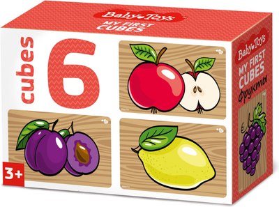 

Развивающий игровой набор, Кубики Фрукты / 03546