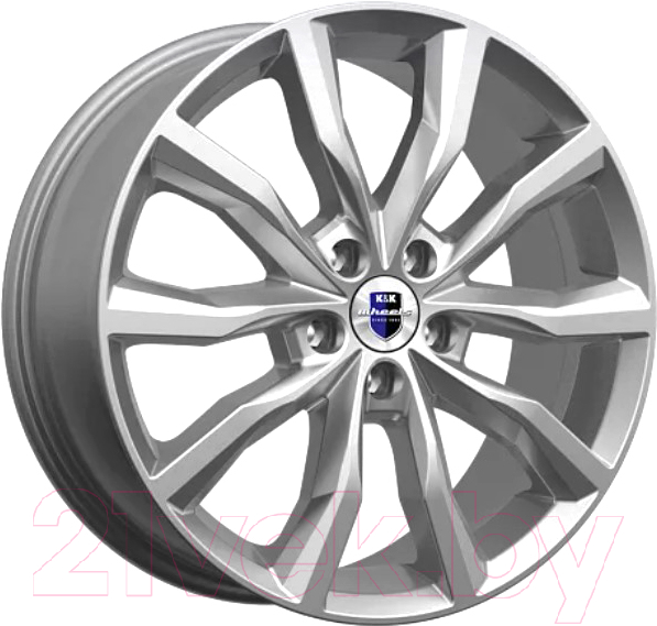Литой диск K&K Портер 18x7.5" 5x114.3мм DIA 66.1мм ET 35мм Дарк платинум