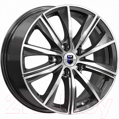 Литой диск K&K Арнар 16x7" 5x114.3мм DIA 67.1мм ET 45мм Алмаз черный