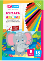

Набор цветной бумаги ArtSpace, Слон / Нб16-8мдв_28800