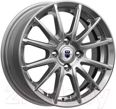 Литой диск K&K Квант 14x5.5" 4x100мм DIA 60.1мм ET 38мм Дарк Платинум