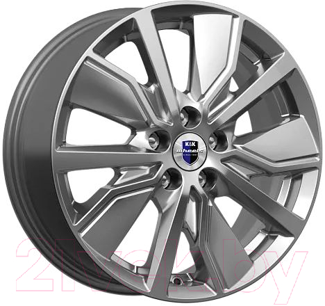 Литой диск K&K Гамбит 16x6.5" 5x112мм DIA 57.1мм ET 43мм Дарк платинум
