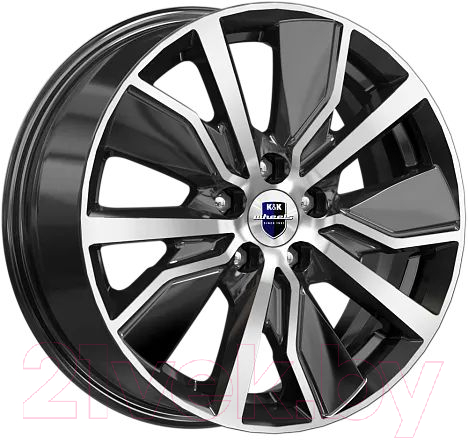 Литой диск K&K Гамбит 16x6.5" 5x114.3мм DIA 66.1мм ET 45мм Алмаз черный