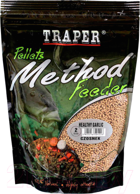Прикормка рыболовная Traper Method Feeder Pellets / 04313 (500г, чеснок)
