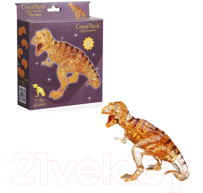 3D-пазл Crystal Puzzle Динозавр T-Rex / 90272 (коричневый)