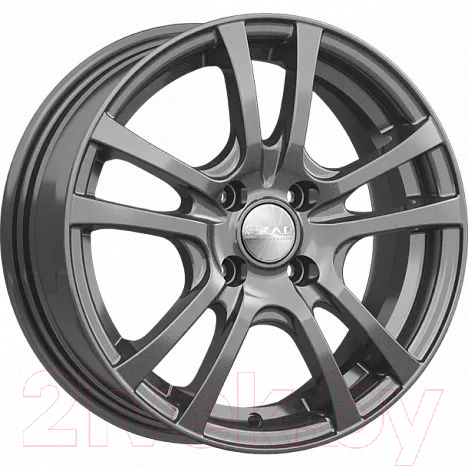 Литой диск K&K Оклахома 16x6.5" 5x114.3мм DIA 60.1мм ET 40мм Дарк платинум