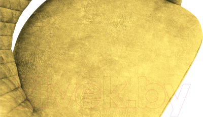 Стул ТриЯ Калипсо К4 (белый матовый/микровелюр Wellmart Yellow)