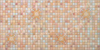 Панель ПВХ Регул Мозаика Медальон коричневый (957x480x0.4мм) - 
