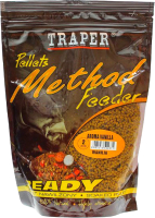 Прикормка рыболовная Traper Method Feeder Pellets Ready / 04263 (500г, ваниль) - 