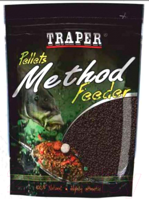 Прикормка рыболовная Traper Method Feeder Pellets Ready / 04272 (500г, марципан)