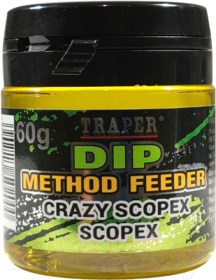 Ароматизатор рыболовный Traper Method Feeder Dip / 02302 (60г, скопекс)