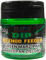 Ароматизатор рыболовный Traper Method Feeder Dip / 02306 (60г, марципан зеленый) - 