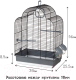 Миниатюра изображения товара Клетка для птиц Voltrega 001648N (черный/серый)