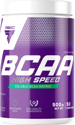 Аминокислоты BCAA Trec Nutrition High Speed (500г, кола)