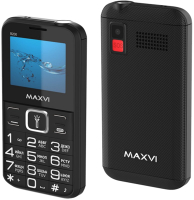 Мобильный телефон Maxvi B200 (черный+ЗУ) - 