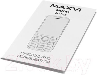 Мобильный телефон Maxvi B200 (серый+ЗУ)