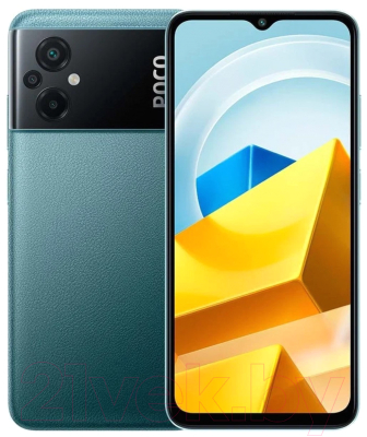 Изображение товара Смартфон POCO M5 4GB/64GB / 22071219CG (зеленый)