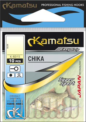 Набор крючков рыболовных KAMATSU Chika Gold 10 / 513700110 (10шт)