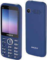 Мобильный телефон Maxvi K32 (синий+ЗУ) - 