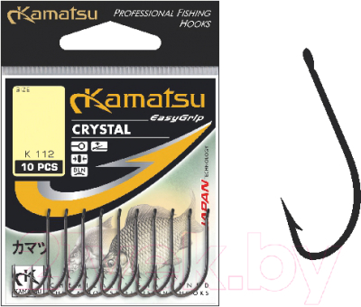 Набор крючков рыболовных KAMATSU Crystal Bln / 512200314 (10шт)