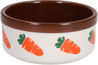 Миска для грызунов Rosewood Морковка / 06717/brown (коричневый) - 