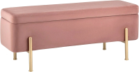 Банкетка Stool Group Болейн с ящиком / 20A544VF-8167-30 (велюр розовый) - 