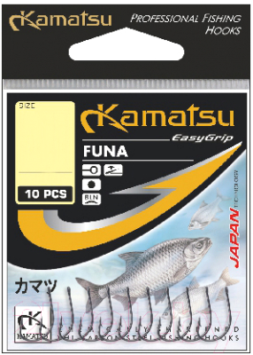 Изображение товара Набор крючков рыболовных KAMATSU Funa Bln / 511200306 (10шт)