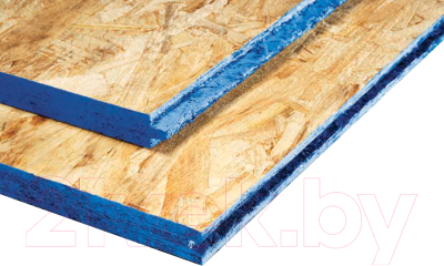 Строительная плита Kronospan (Ultradecor) OSB-3 влагостойкая синяя (18x2435x1206)