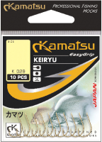 Набор крючков рыболовных KAMATSU Keiryu Gold / 513000104 (10шт) - 