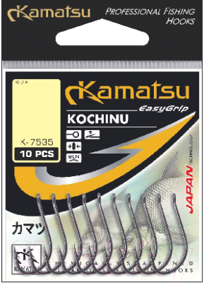 Изображение товара Набор крючков рыболовных KAMATSU Kochinu Bln / 513100308 (10шт)