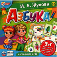 Развивающая игра Умные игры Азбука. М. А. Жукова 3 в 1 / 4680107987563 - 