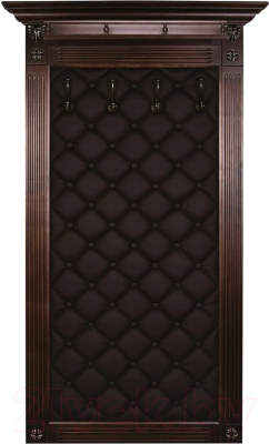 Вешалка для одежды Мебелик Сильвия Н3 (коричневый/темно-коричневый)