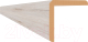 Уголок отделочный STELLA Для МДФ панелей универсальный Дуб Санремо Белый (2700х24х24) - 