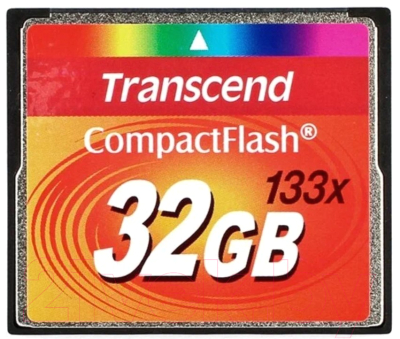 Карта памяти Transcend 133x CompactFlash 32GB (TS32GCF133)