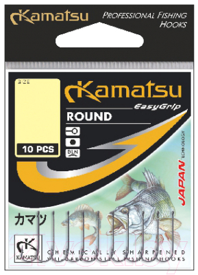 Набор крючков рыболовных KAMATSU Round Bln / 511500310 (10шт)