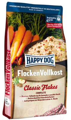 Сухой корм для собак Happy Dog NaturCroq Flocken Vollkost / 61139 (10кг)